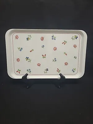 Villeroy & Boch Vtg Petite Fleur Melamine Serving Tray Floral 11.5  X 18.75  • $34.99