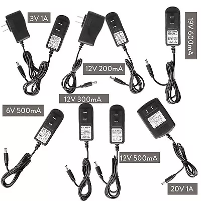 Power Supply Adapter Transformer DC12V 3V 6V 19V 20V 1A 0.5A For LED Strip Light • £5.22