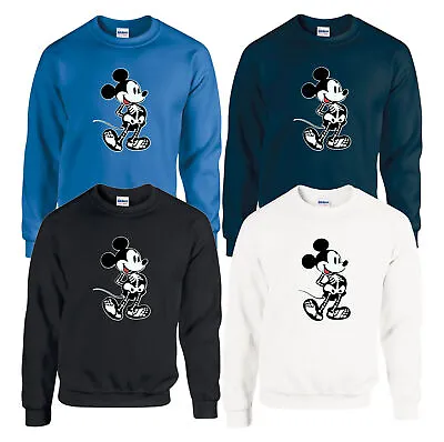 £17.99 • Buy Mickey Mouse Skeleton Sweatshirt, Spooky Scary Disneyland  Halloween Jumpers