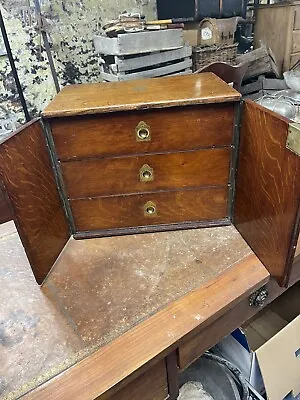 Antique  Collectors - Specimen Campaign Cabinet • £395