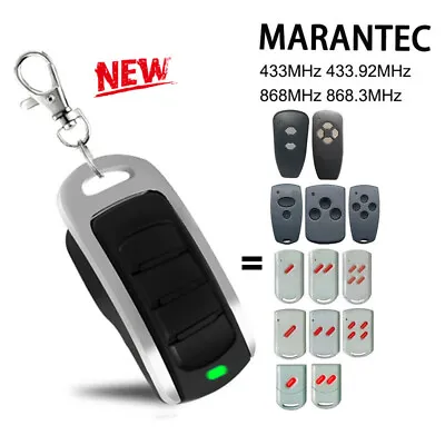 433mhz/868Mhz Electric Garage Remote Control For Marantec D302/304/313/312 Clone • $13.15
