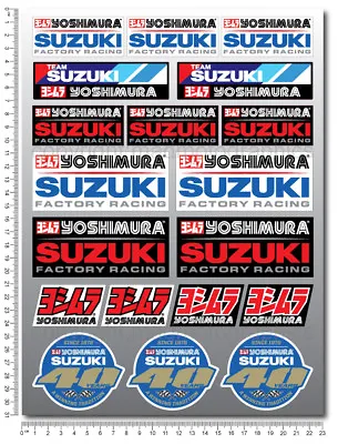 Sticker Sticker Gsx-r 600 1000 Stickers For Suzuki Racing Team GSXR Laminated • $13.96