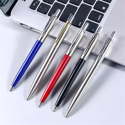 Metal Ballpoint Pen Press Tyle Writing Tools  School Office Supplies • £3.26