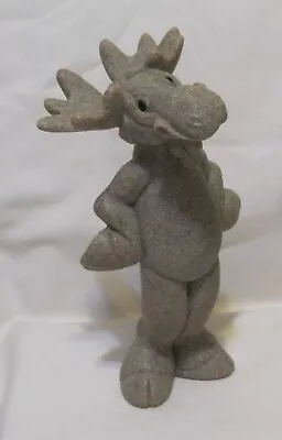 Vintage Quarry Critters 9  Standing Moose MARINA Stone Figurine 48151 • $39.99