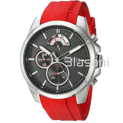 Tommy Hilfiger 1791351 Men's Red Silicone Strap Watch 49mm • $125