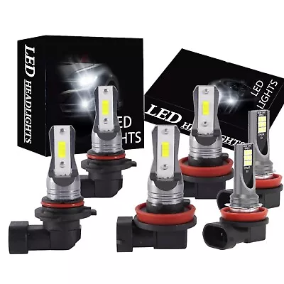 For Mazda CX-9 Sport Utility 2013 2014 2015 6500K LED Headlight Fog Lights Bulbs • $45.04