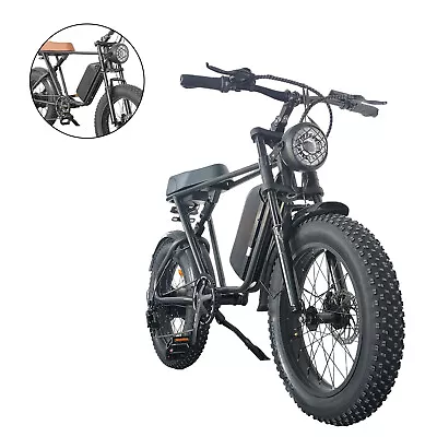 Mountain Bicycle 1000W Motor 48V Electric E-Bike Fat Tire Snow 20  Off Road US • $1099.99