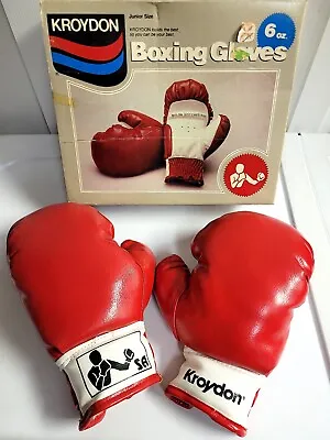 Vintage KROYDON Boxing Gloves Junior Size 6 Oz • $35
