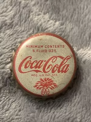 Vintage Coca-Cola Soda Bottle Cap SC Tax Paid Tree Stamp Used Cork Lined 👀 • $2.99