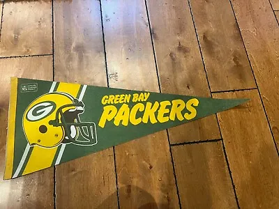 Vintage Green Bay Packers Pennant Flag FULL SIZE 30  • $13.99