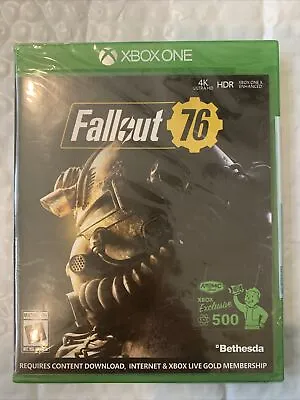 XBOX ONE Fallout 76 VideoGame Brand NewSealed Xbox Live Gold Membership Included • $7