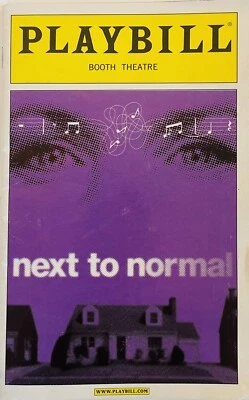 £29.49 • Buy Next To Normal - Broadway Preview Playbill - Mar 2009 - Aaron Tveit Alice Ripley