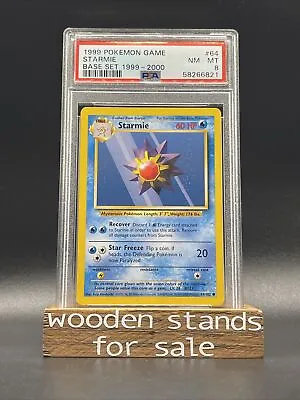 $10.64 • Buy 1999-2000 Pokemon Base Set 4th Print Starmie 64/102 PSA 8 Near Mint