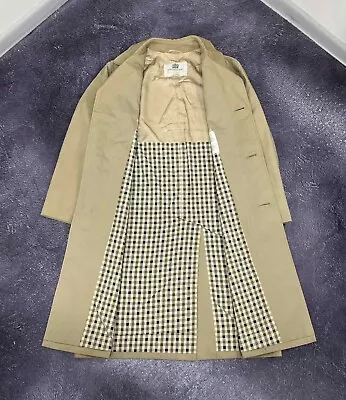 Vintage Aquascutum Aqua 5 Luxury Cream Trench Coat • $95