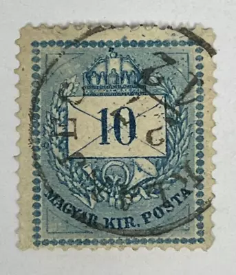 Hungary / Magyar Kir Posta 10c Stamp - Early Issue (Used) X42 • $2.25