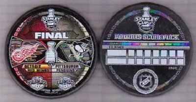 $23.99 • Buy 2008 DETROIT RED WINGS Vs PITTSBURGH PENGUINS STANLEY PLAYOFF PUCK - #AAL_#9L
