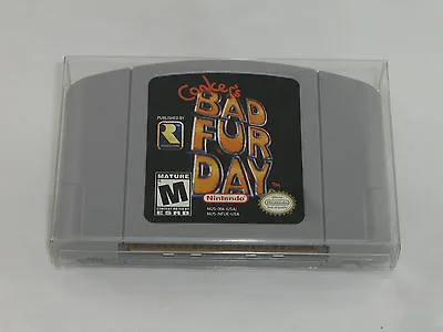 25 Custom N64 Cartridge Cart Box Protectors Sleeves Case  • $18.49