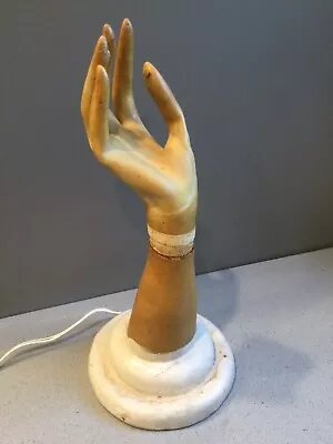 Antique Mechanical Rotating Hand Mannequin Store Display Advertising Sculpture • $950