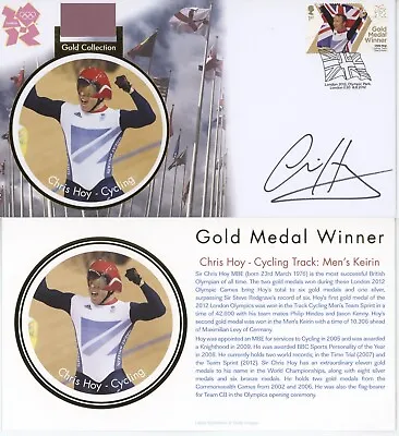£6.99 • Buy OLYMPIC GAMES Gold Medal First Day Cover London 2012 CERTIFIED SIGNED CHRIS HOY