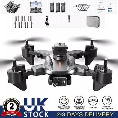 8K Drone X Pro With HD Dual Camera Drones WiFi FPV Foldable Selfie Quadcopter UK • £25.99