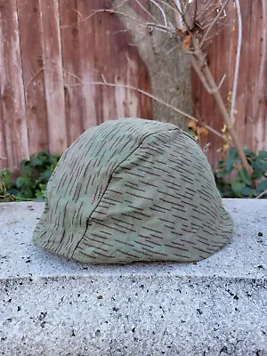 Czech Vz53/80 Military Helmet W/ Czech Camo Cover • $99.99