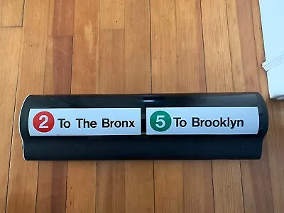 Nyc Ny Vintage Subway Roll Sign Nycta #5 #2 Train Brooklyn Bronx Mta Tape Over • $274.95