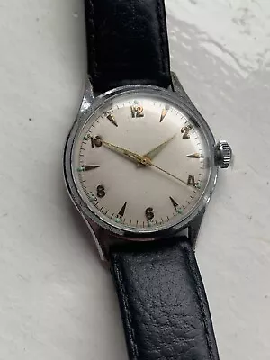 Mens Vintage 1960s Junghans Mechanical Watch Cal J 93/1 FWO • $73.43