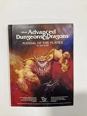 Advanced Dungeons And Dragons Manual Of The Planes 2022 Bent Book TSR RPG Games • $89.99