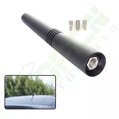 $6.94 • Buy 3.5  Short Stubby Car Auto Antenna AM/FM Radio Aerial Mast Screw Type Universal