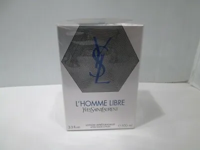   L'HOMME LIBRE De Yves Saint Laurent   Dopobarba / After Shave Lotion 100ml • £96.85
