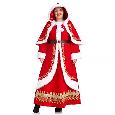 Mrs. Claus Christmas Costume Xmas Party Santa Cosplay Women Red Dress • $39.99