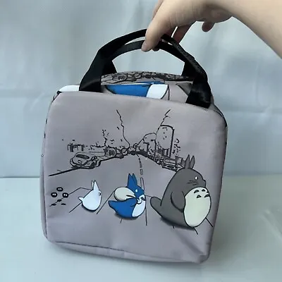 My Neighbor Totoro Japanese Anime Insulated Lunch Bag Tote Bento Box Cooler • £24.99