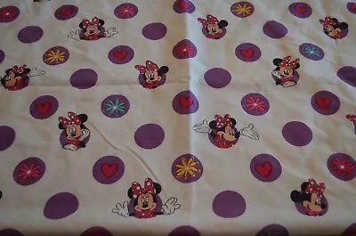 Minnie Mouse Toddle Bed Flat Sheet • $8