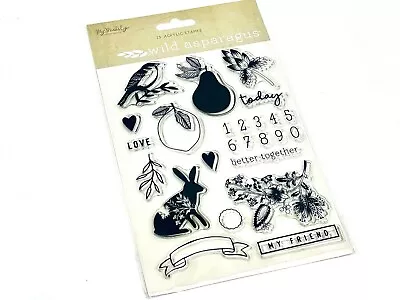 My Minds Eye Clear Stamps Wild Asparagus 25 Stamps • $9.99