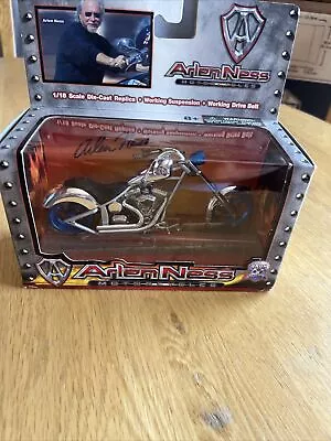 ARLEN NESS IRON LEGENDS 1:18 Scale Die Cast Replica Motorcycle! New In Packaging • $9.95