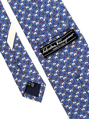Salvatore Ferragamo  Silk Tie.  100% Silk. Authentic. Ideal Condition • $40
