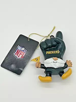 Green Bay Packers Resin Gnome Fan Finger Ornament NFL Football Team Sports • $12.97