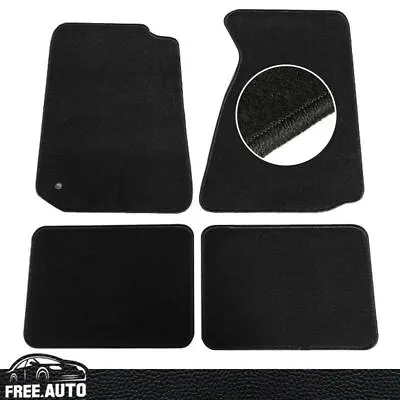 For 94-98 Ford Mustang 2Dr Black Floor Mats Carpet 4PC Nylon • $45.99