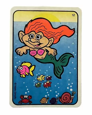 Vintage Vending Machine Troll Sticker Mermaid Mello Smello 80s Neon Colors • $9.99