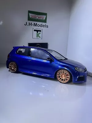 1/18 Otoomobile OT412 VW Golf Mk6 R Rising Blue 2010 Resin • $143.12