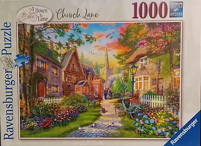 Ravensburger - 1000 Piece - Church Lane #4 In Series 2024-jigsaw Puzzle - NEW • $20