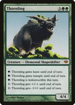 Thornling Conflux PLD Green Mythic Rare MAGIC THE GATHERING MTG CARD ABUGames • $2.29