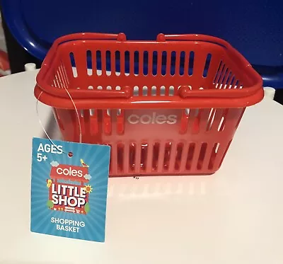 COLES Little Shop 2 - Shopping Basket *Brand New* • $15