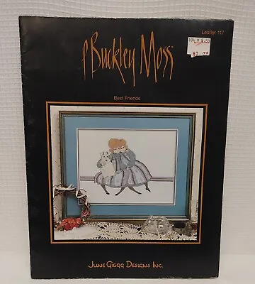 P Buckley Moss Cross Stitch 'Best Friends' Pattern 117 Leaflet June Grigg • $13.99