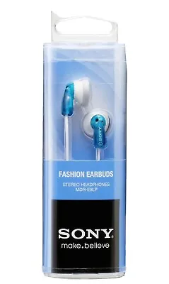 $10 • Buy Sony MDRE9LPBLU Earbud Headphones - Blue