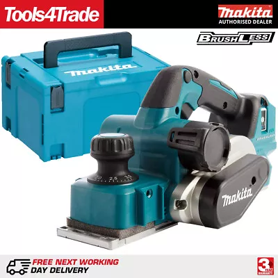 Makita DKP181Z 18V LXT Li-ion Cordless Brushless Planer Body With MakPac Case • £299