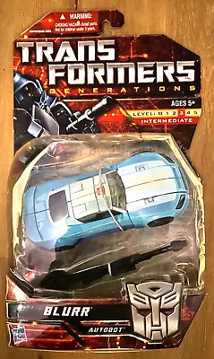 NEW SEALED TRANSFORMERS GENERATIONS BLURR AUTOBOT 2010 MISC Hasbro • $35