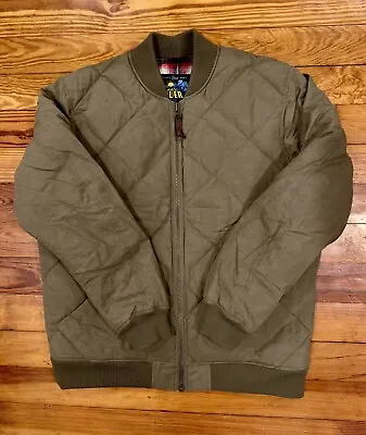 Eddie Bauer X Huckberry 1936 Skyliner Jacket Mens L Goose Down Quilt Wool Lined • $275