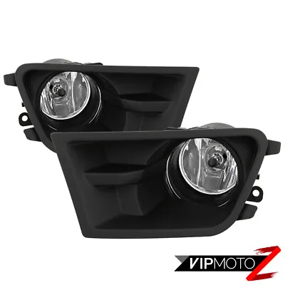 $71.95 • Buy For 10-12 Ford Mustang [GLASS LENS] Fog Light Bumper Lamp L+R Side Replacement