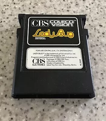 Cbs Colecovision Games Cartridge. Lady Bug • £9.99